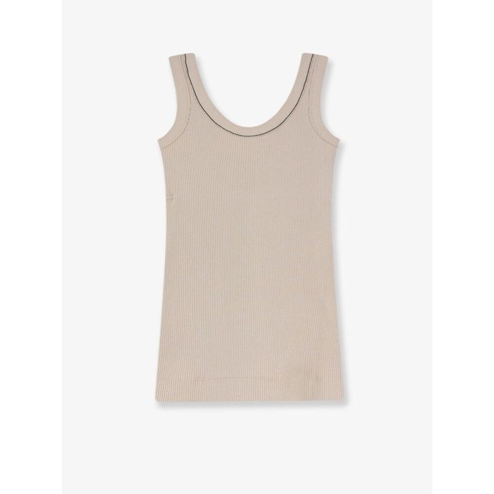 Brunello Cucinelli Women Stretch Cotton Tank Top